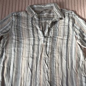 Striped Long Sleeve Blouse